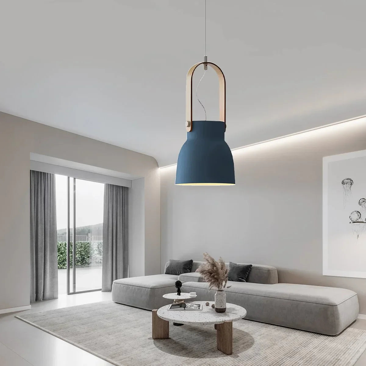 flairel Nordic Macaron Pendant Light for Dining Room Kitchen