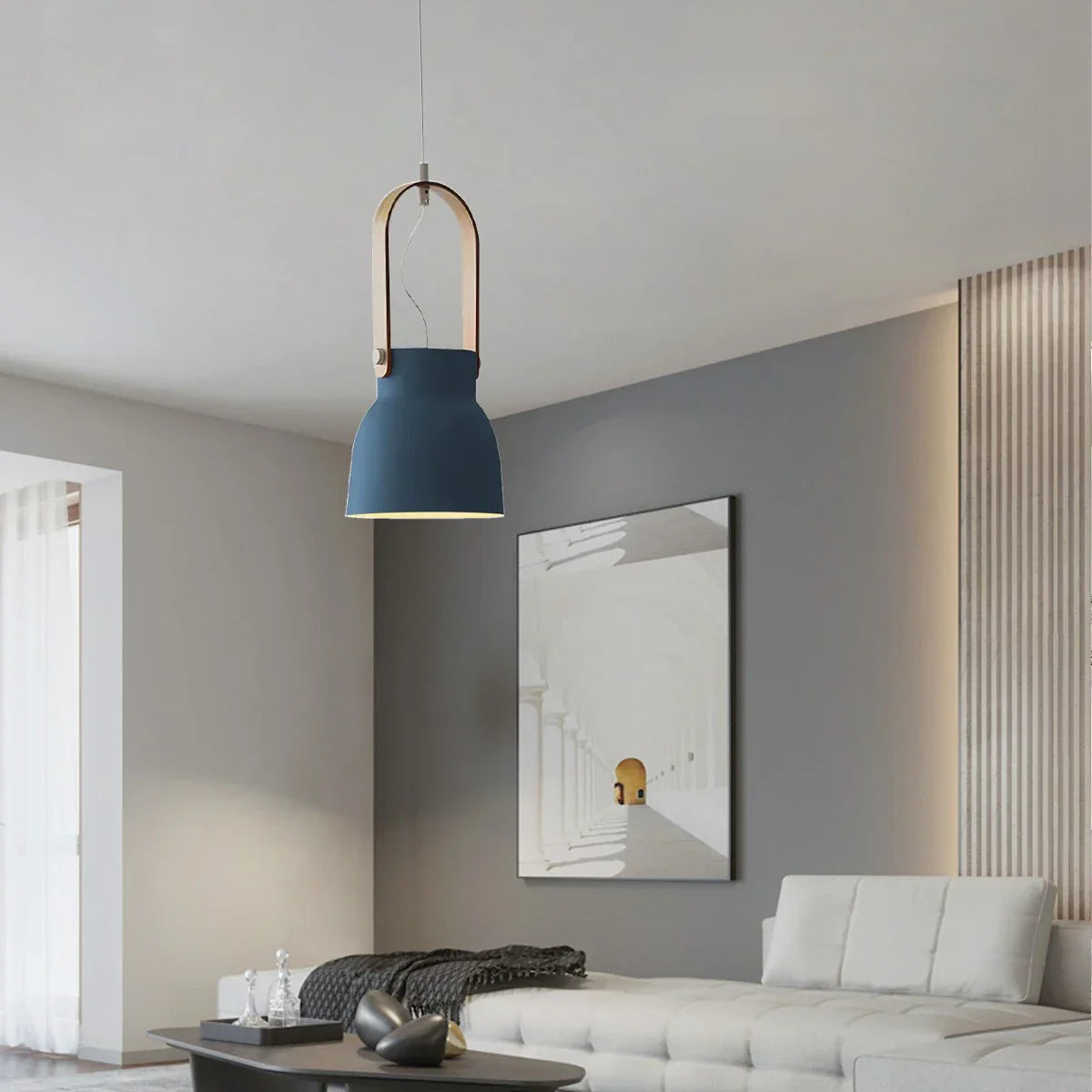 flairel Nordic Macaron Pendant Light for Dining Room Kitchen