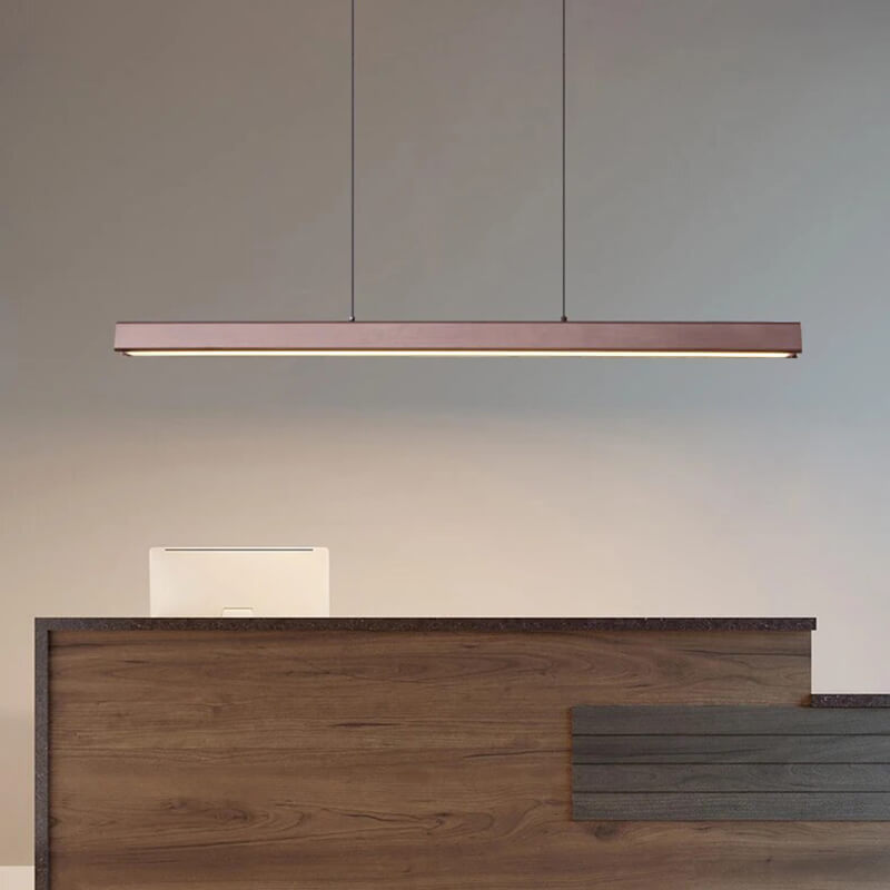 flairel Nordic LED Linear Pendant Light for Kitchen Island