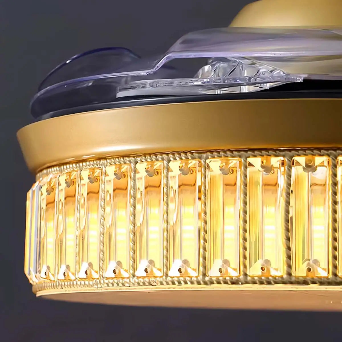 flairel Remote Hugger Ceiling Fan Light