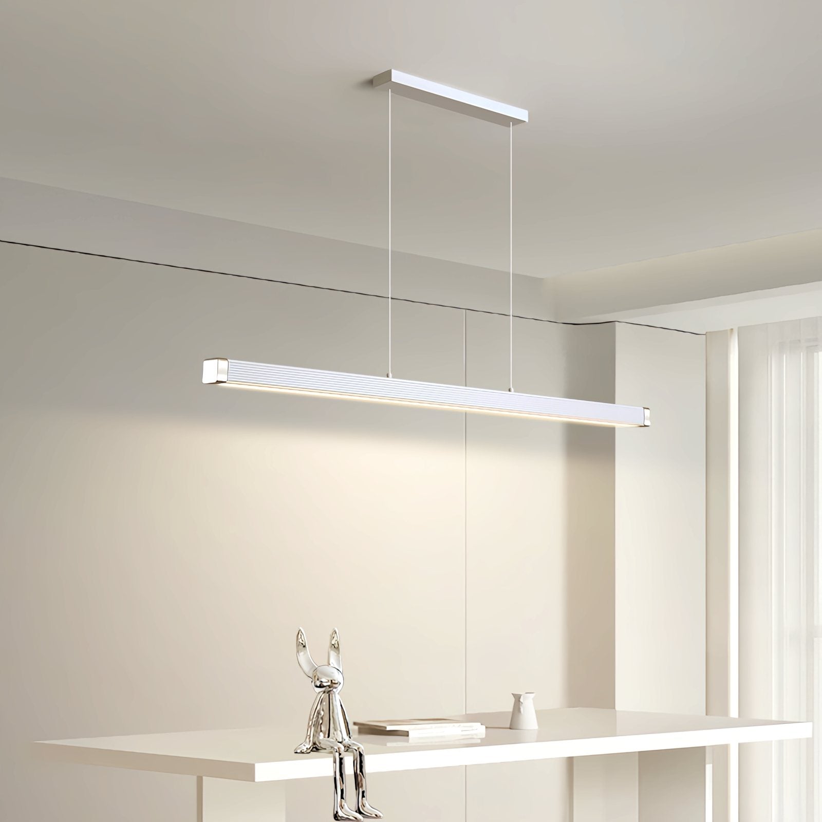flairel Roman Column Linear Pendant Light for Kitchen