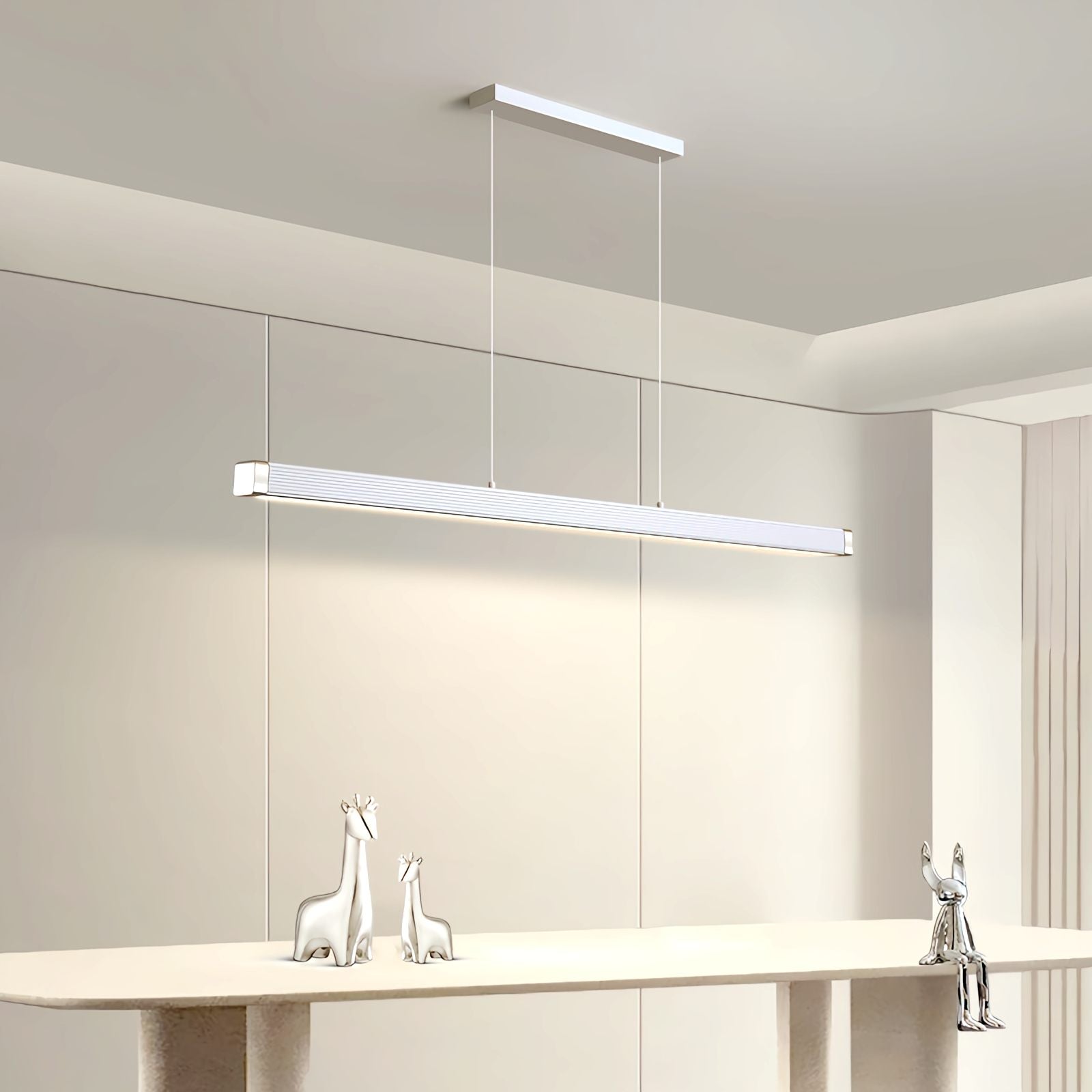 flairel Roman Column Linear Pendant Light for Kitchen