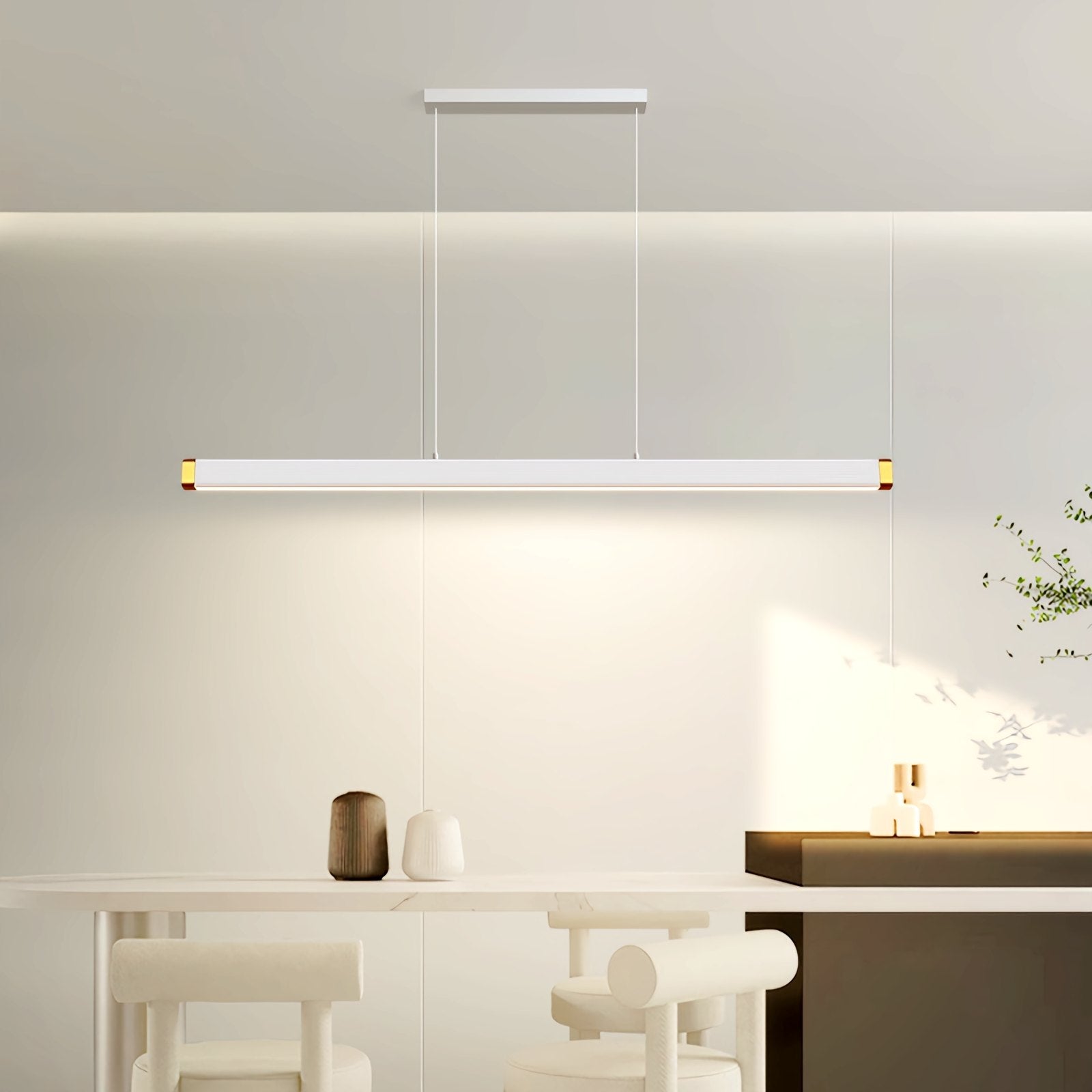 flairel Roman Column Linear Pendant Light for Kitchen