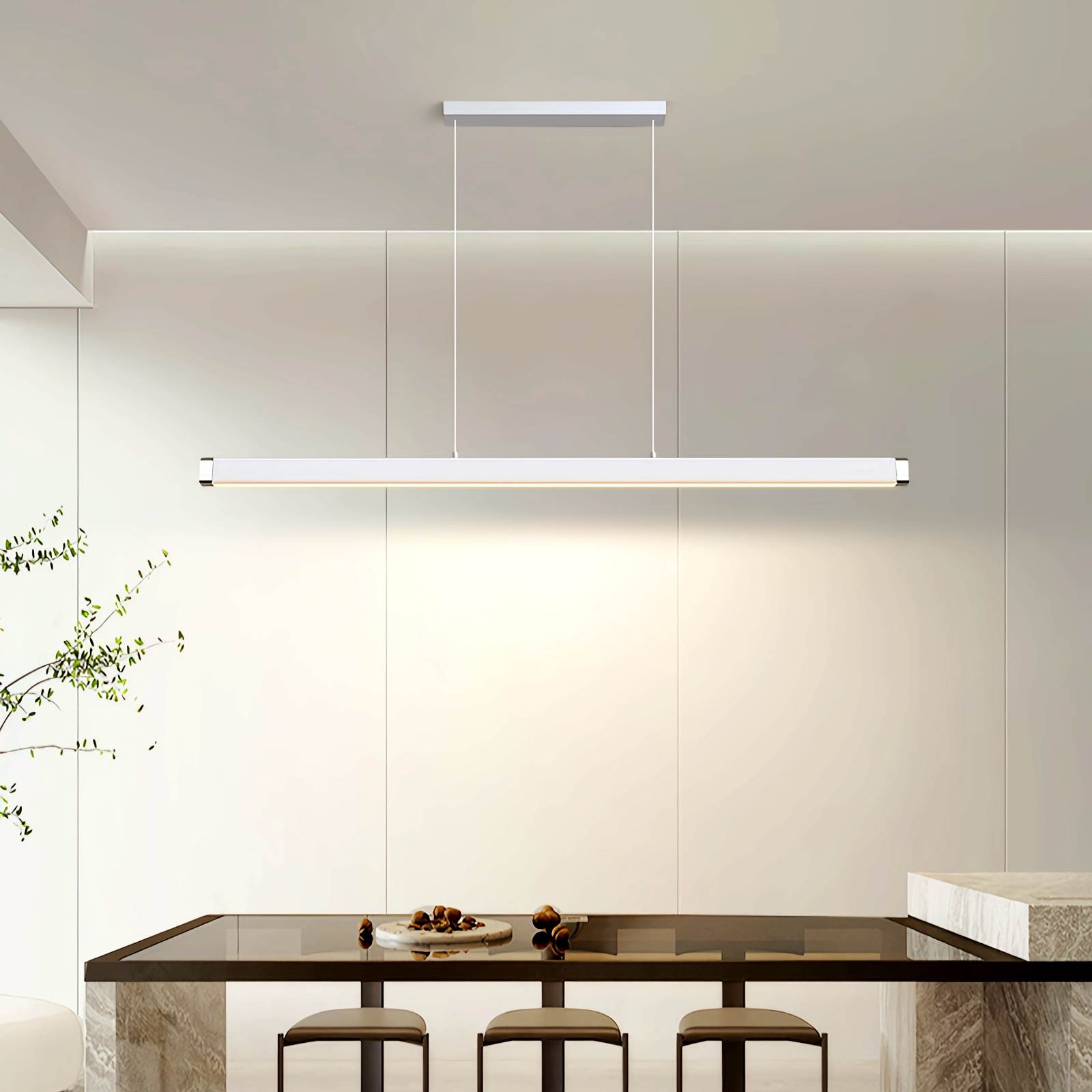 flairel Roman Column Linear Pendant Light for Kitchen