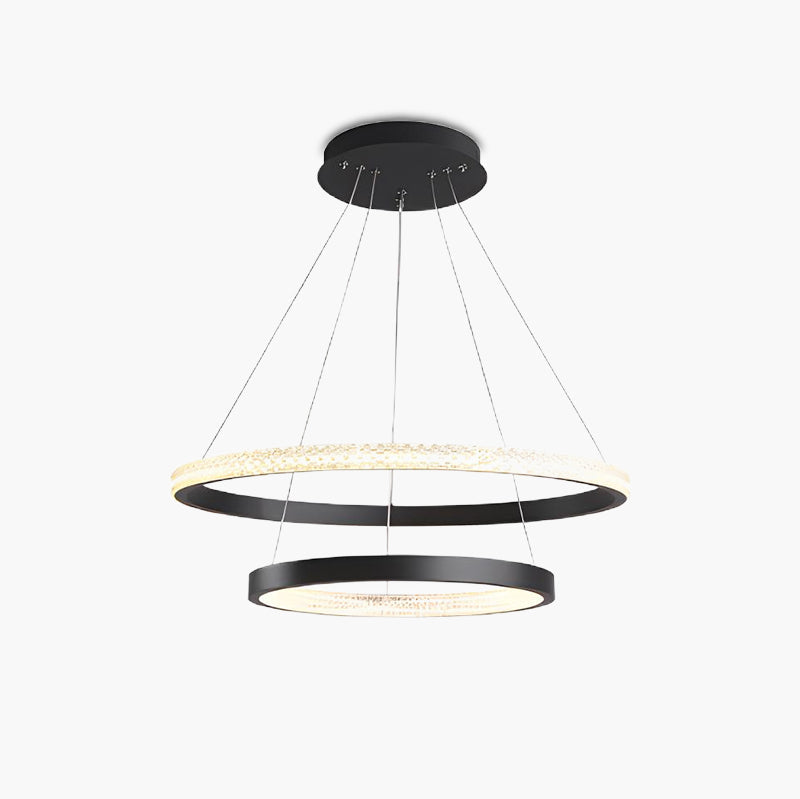 flairel Nordic Simple Ring Ceiling Chandelier