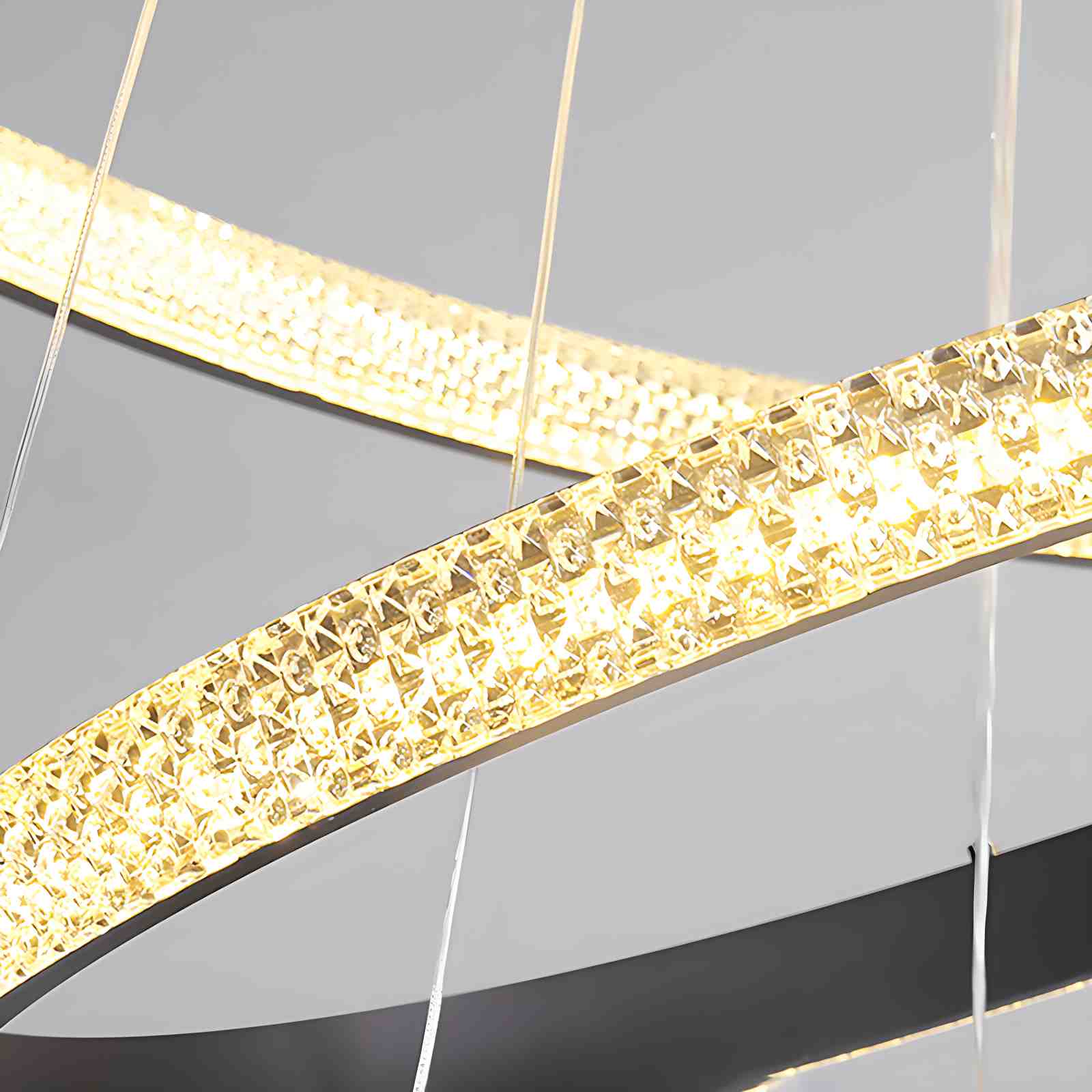 flairel Nordic Simple Ring Ceiling Chandelier