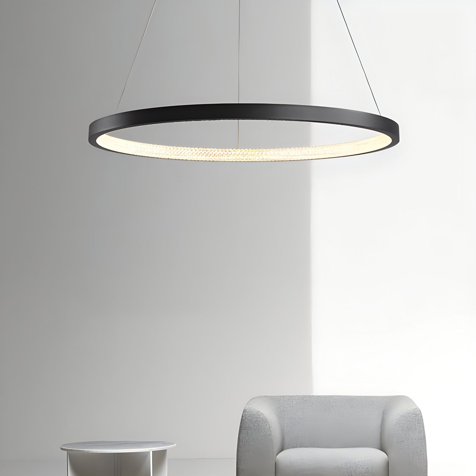 flairel Nordic Simple Ring Ceiling Chandelier