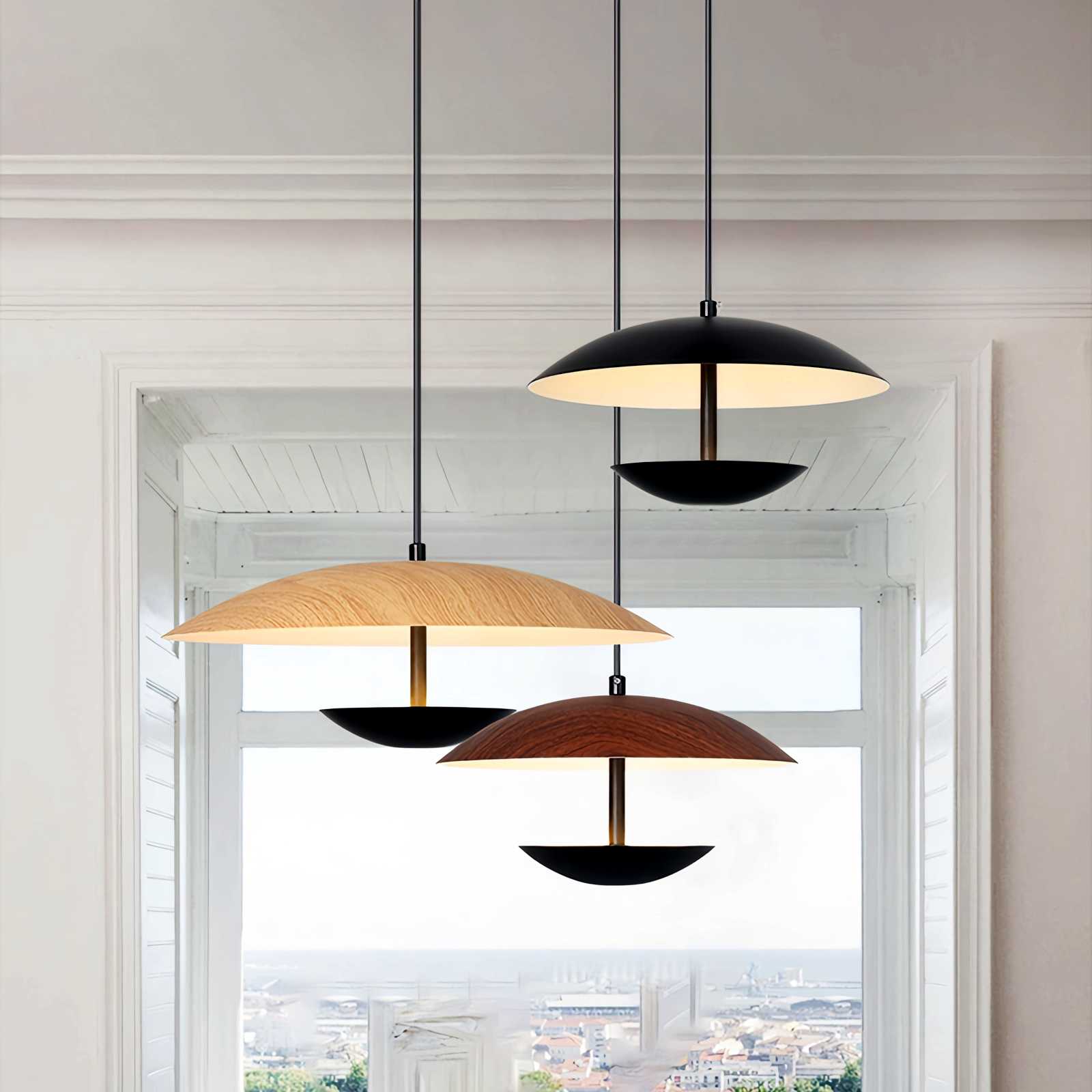 flairel UFO Wrought Iron Pendeant Light for Living Room