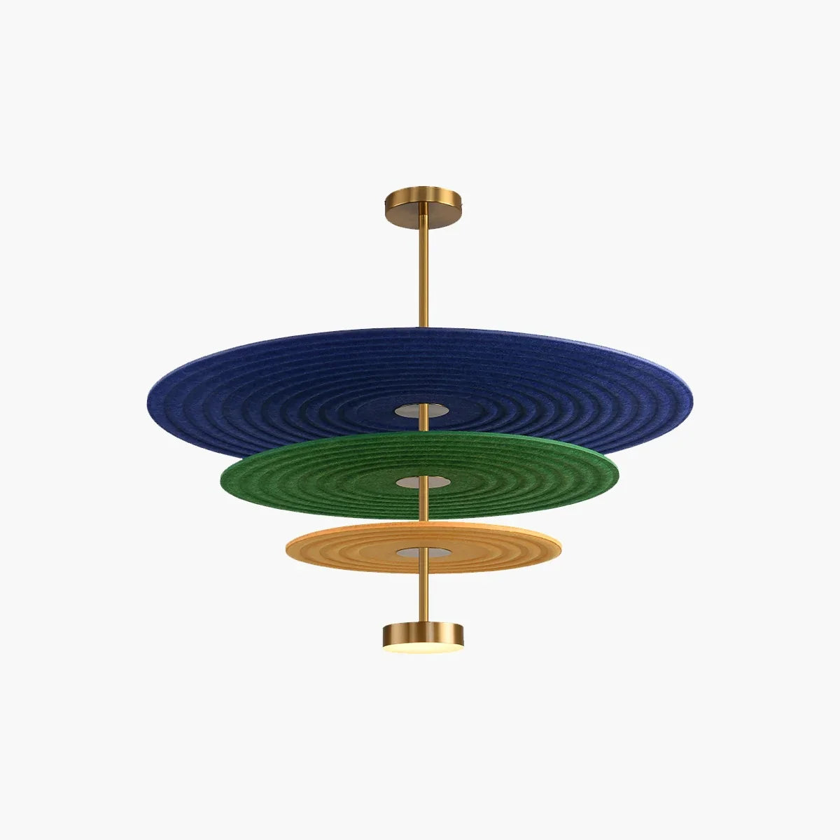 flairel Three Layer Disk Acoustic Chandelier