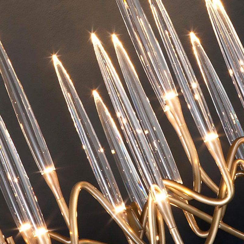 flairel Modern Branch Chandelier & Floor Lamp