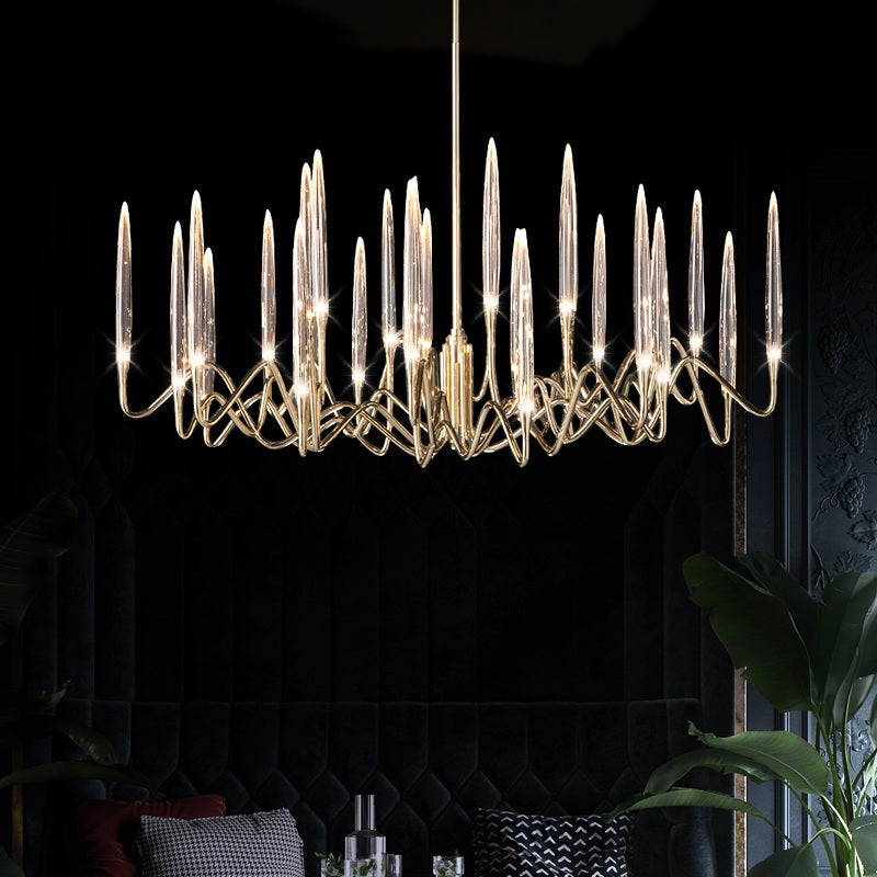 flairel Modern Branch Chandelier & Floor Lamp