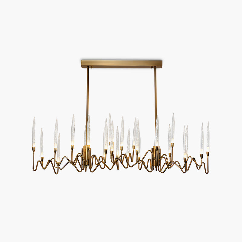 flairel Modern Branch Chandelier & Floor Lamp