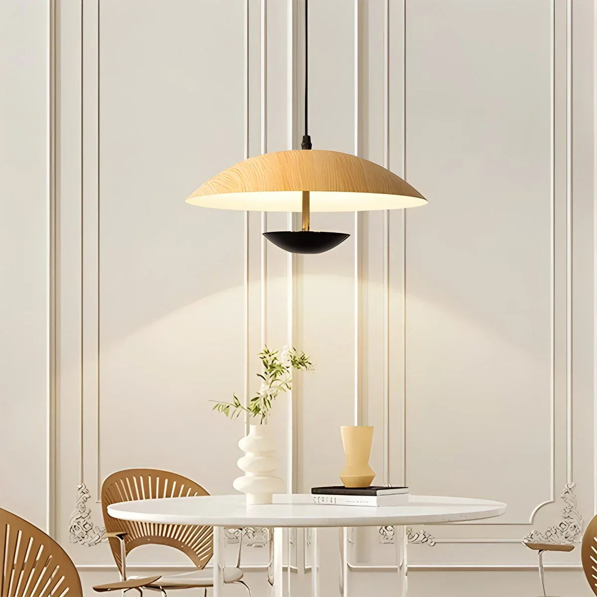 flairel UFO Wrought Iron Pendeant Light for Living Room