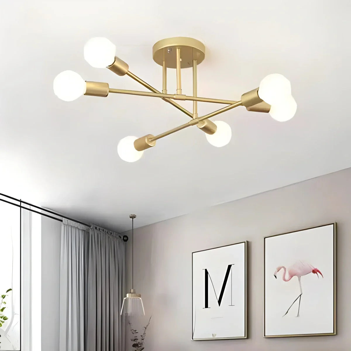 flairel Valentina Modern Chandelier Ceiling Light