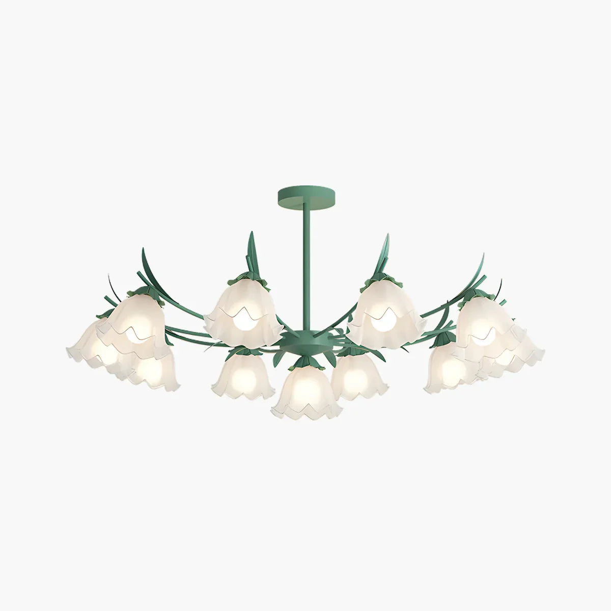 flairel French Vintage Lily of the Valley Flower Chandelier