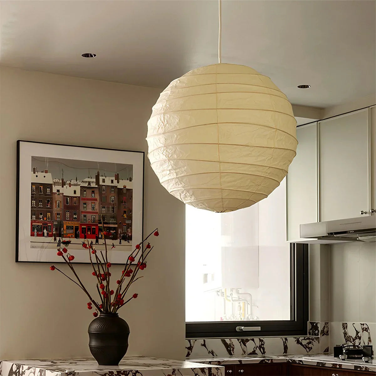 flairel Akari D Series Pendant Lamp for Dining Room
