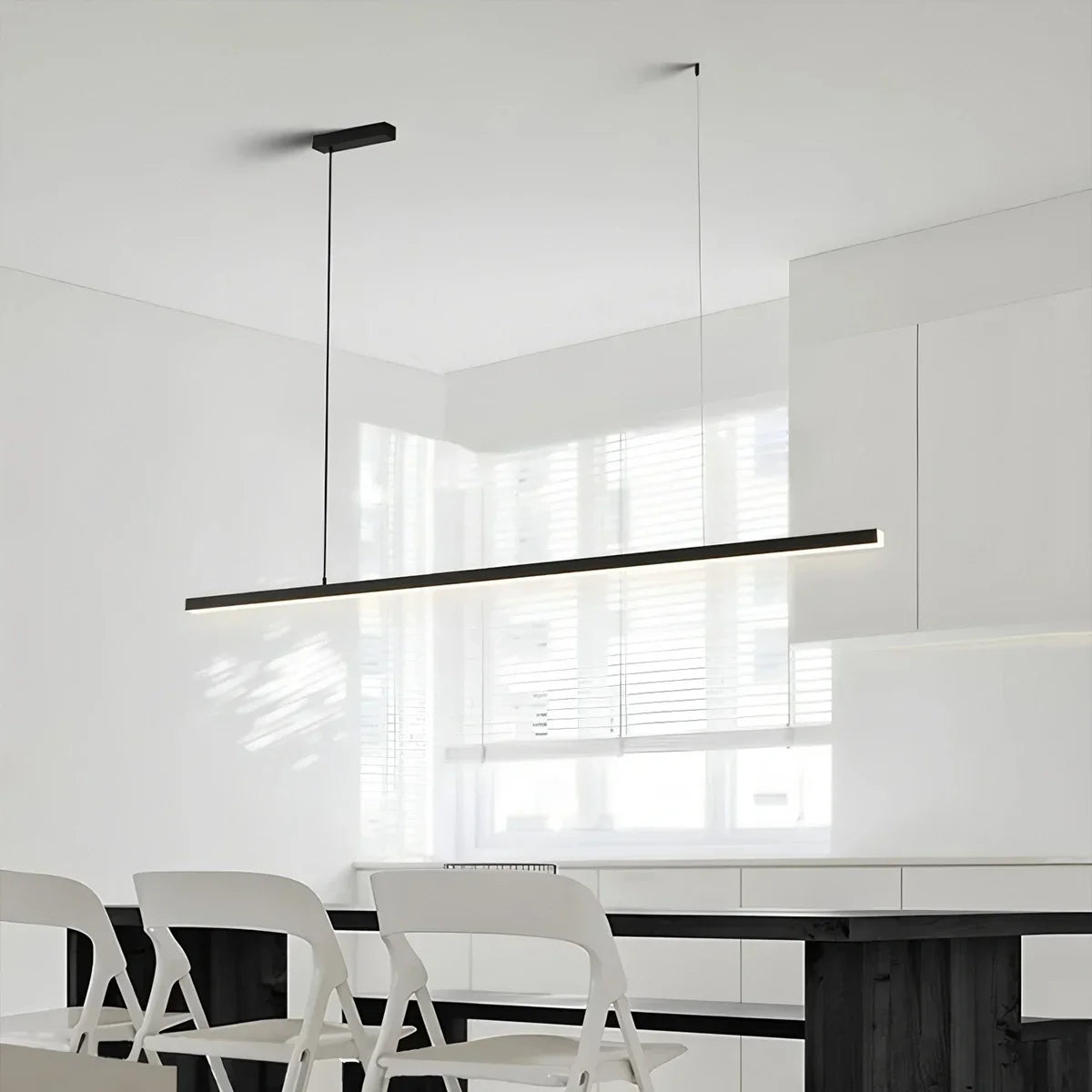 flairel All Copper Minimalist Chandelier for Dining & Living Rooms