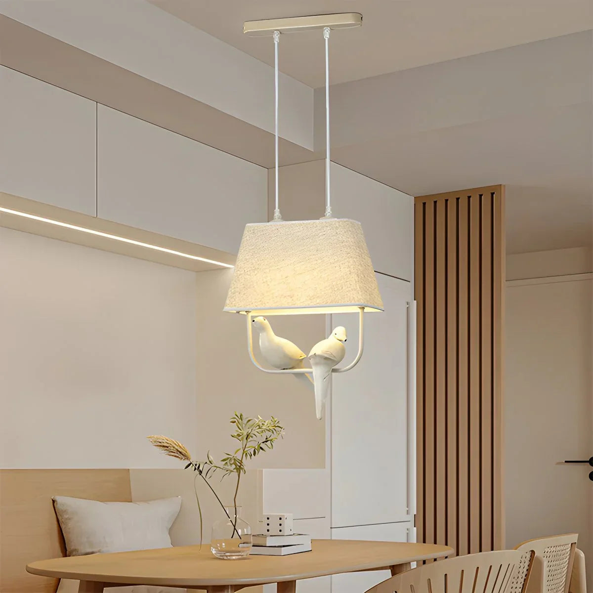 flairel Nordic Bird Pendant Light for Living Room Bedroom