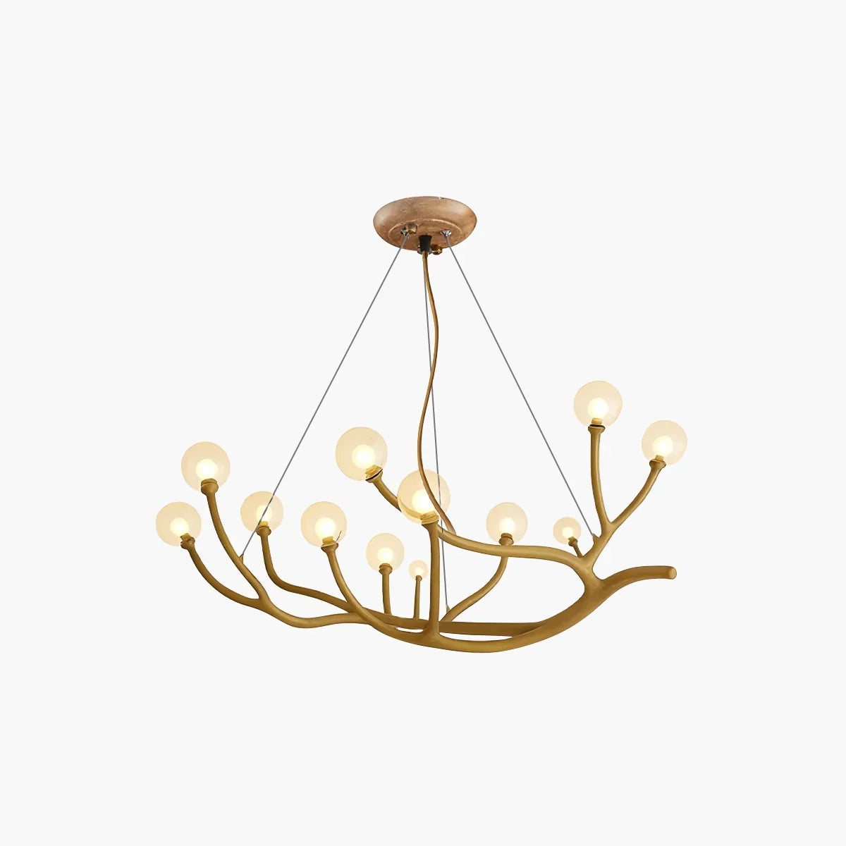 flairel Arvore Branch Glass Chandelier for Dining Room