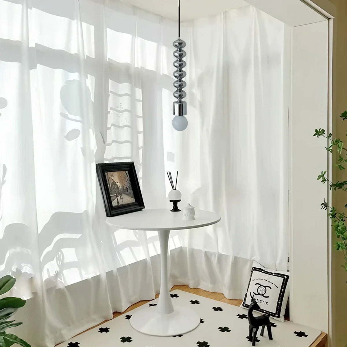 flairel Bauhaus Bead Bedside Pendant Light