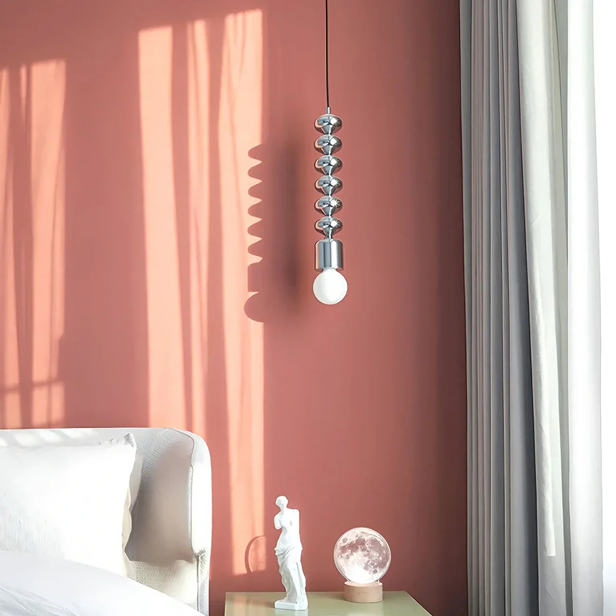 flairel Bauhaus Bead Bedside Pendant Light
