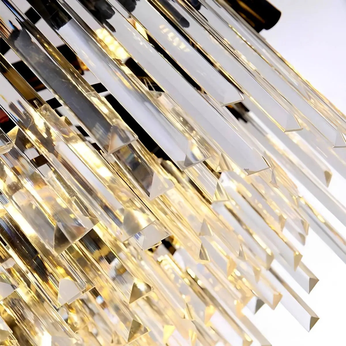 flairel Mystique Black Crystal LED Chandelier