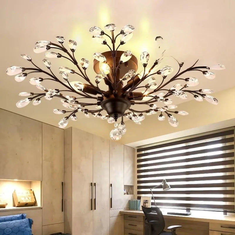 flairel Branch Crystal Chandelier for Living Room