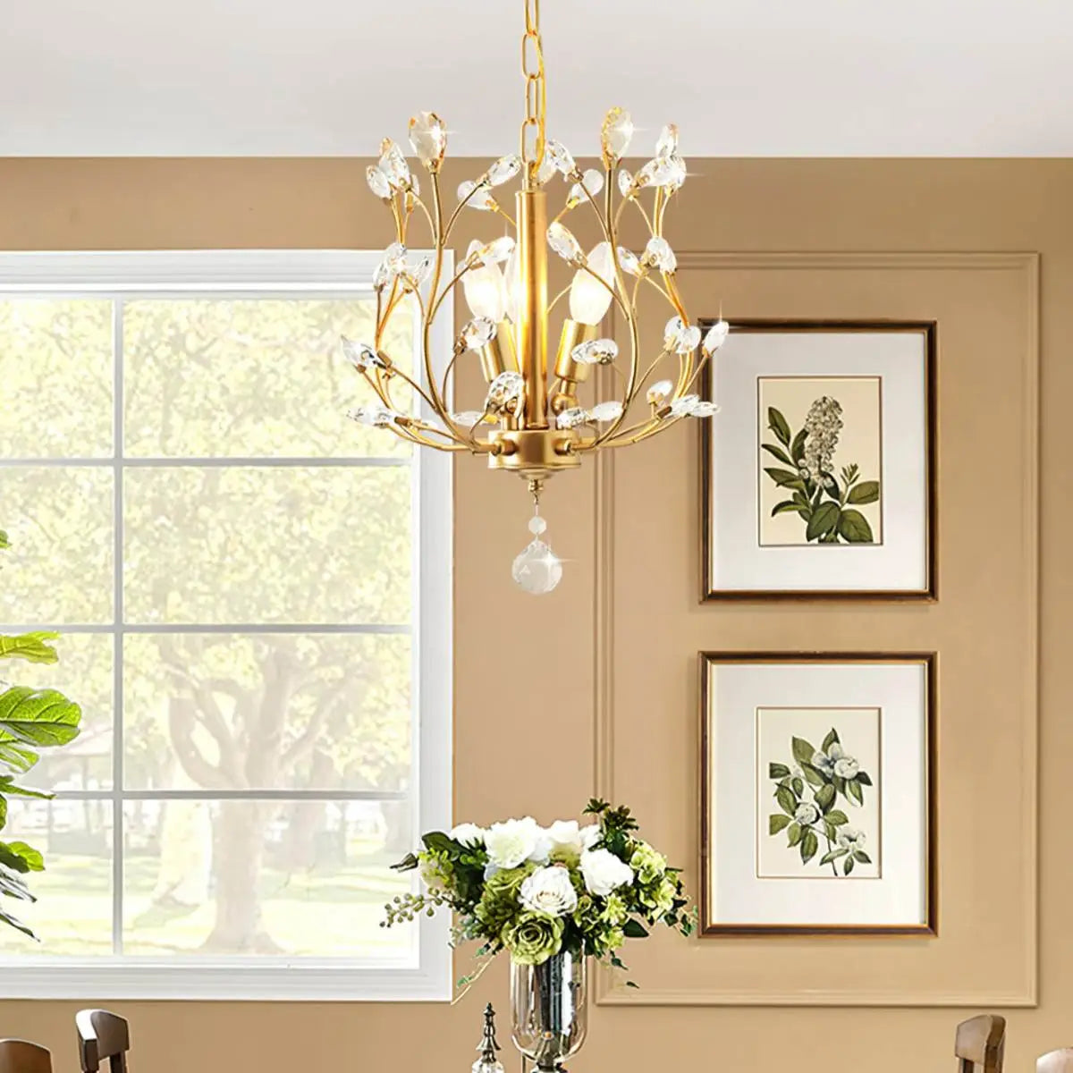 flairel Branch Crystal Chandelier for Living Room