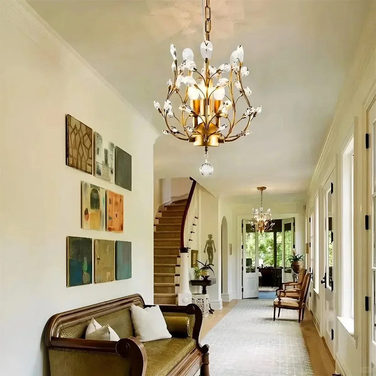 flairel Branch Crystal Chandelier for Living Room