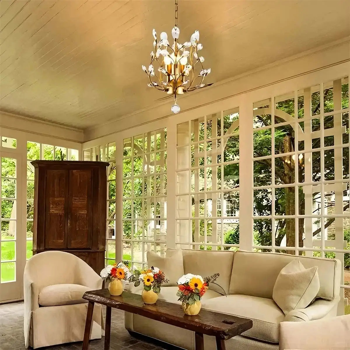 flairel Branch Crystal Chandelier for Living Room