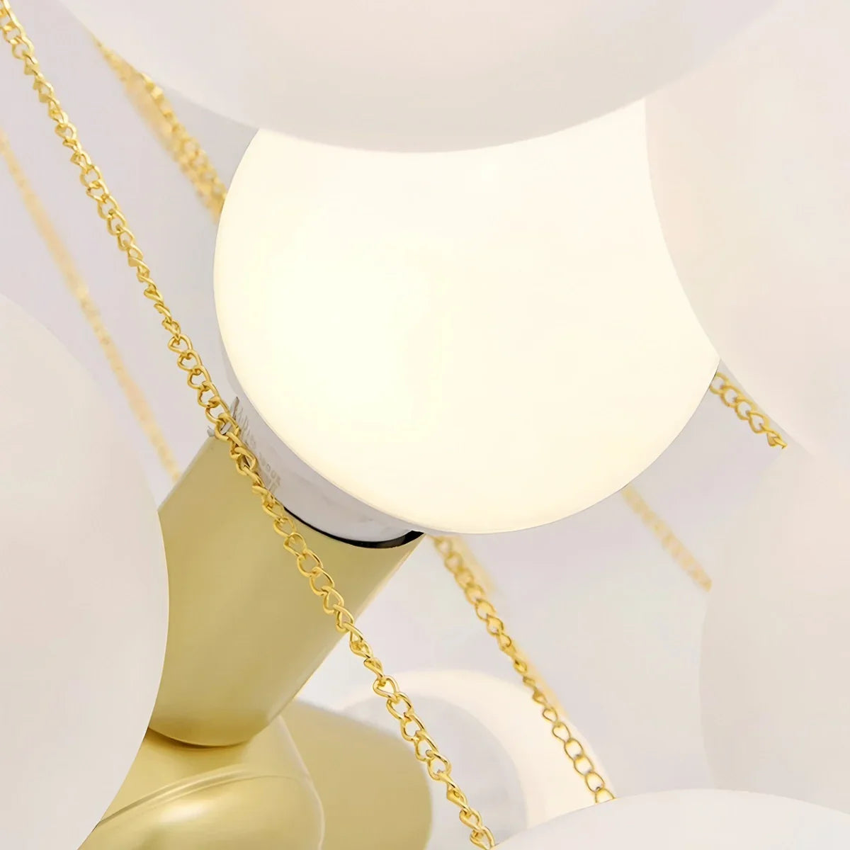 flairel Modern Bubble Glass Chandelier for Living Room