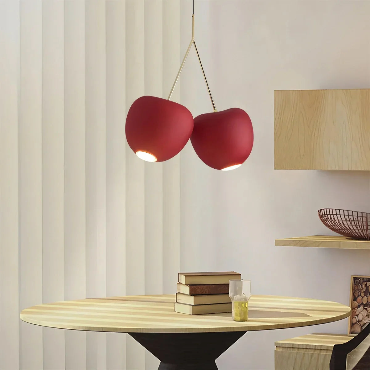 flairel Cherry Metal Chandelier for Dining Room