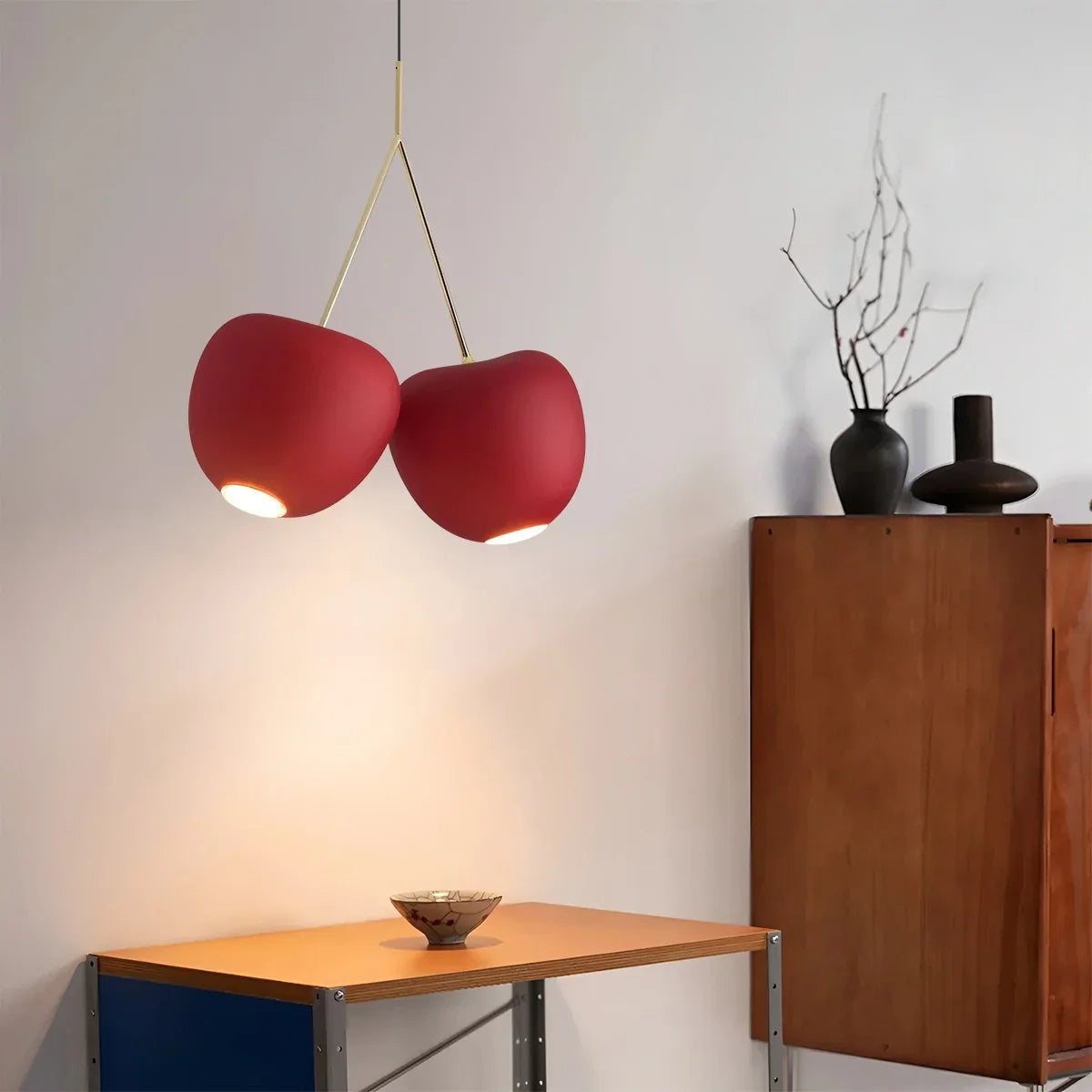 flairel Cherry Metal Chandelier for Dining Room