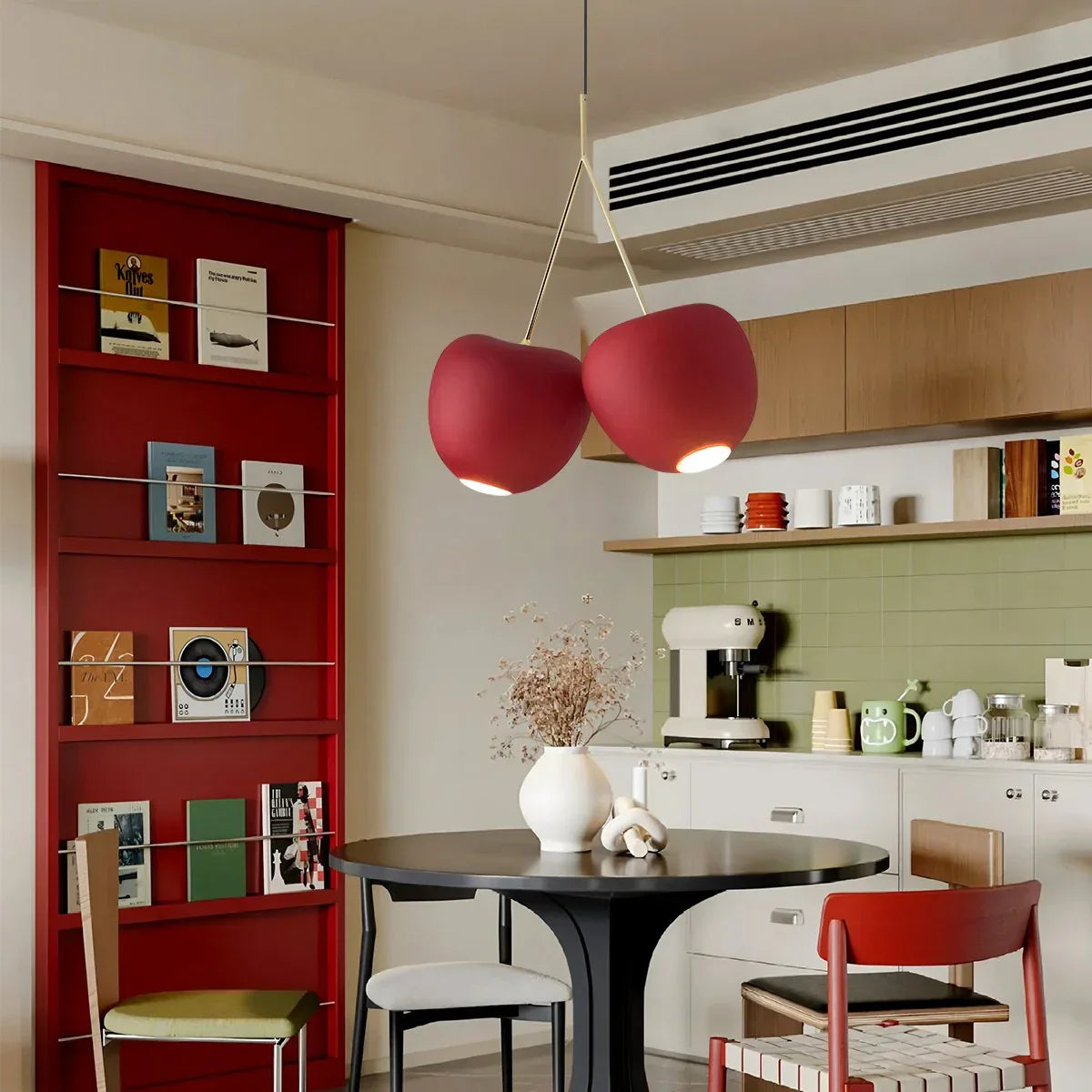 flairel Cherry Metal Chandelier for Dining Room