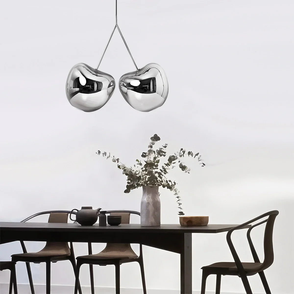 flairel Cherry Metal Chandelier for Dining Room