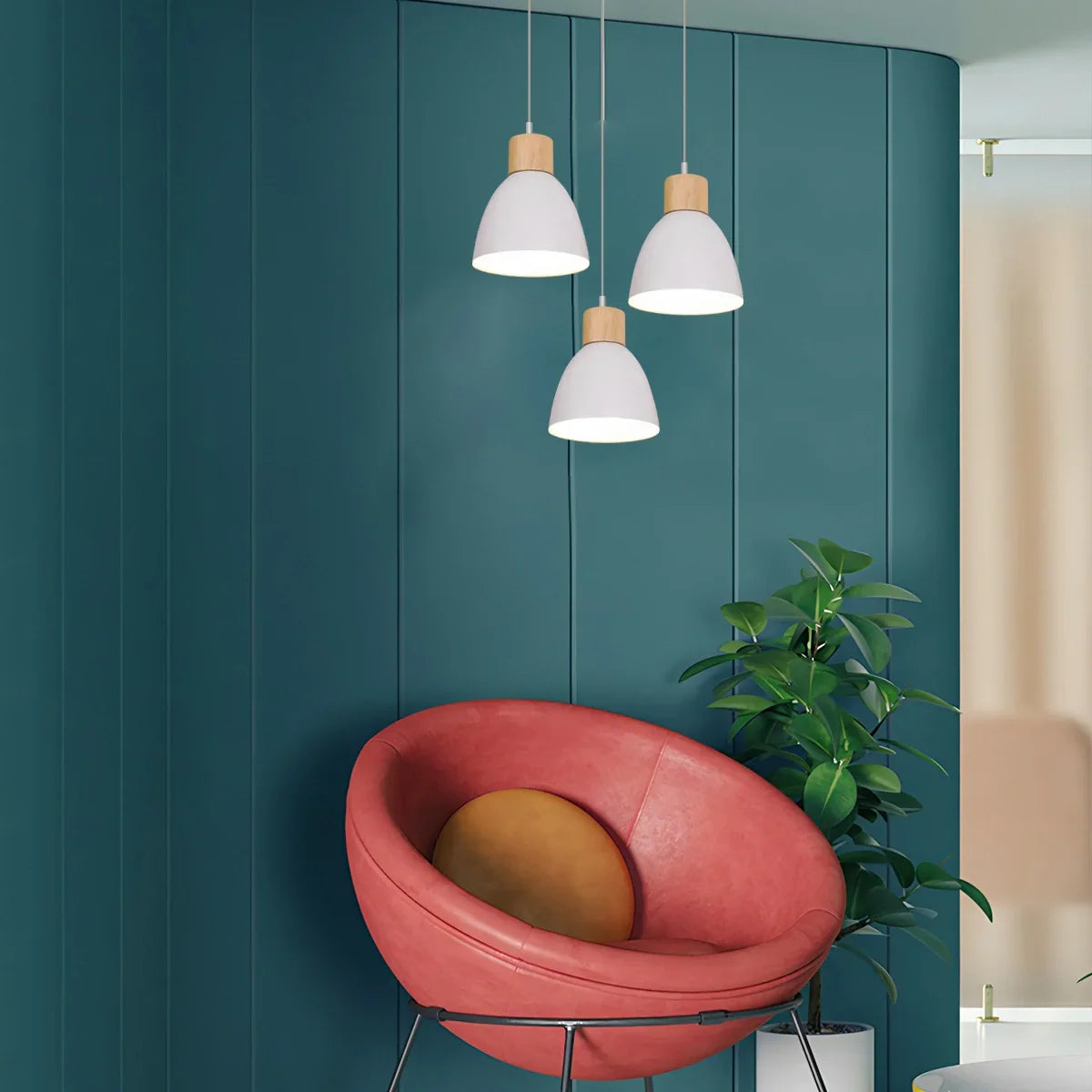 flairel Colorato Aluminum Pendant Light for Kitchen