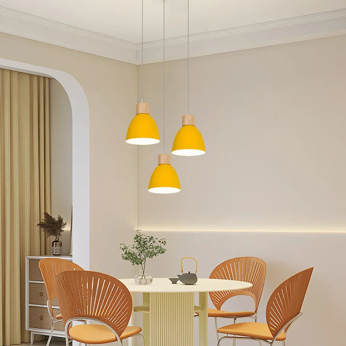flairel Colorato Aluminum Pendant Light for Kitchen