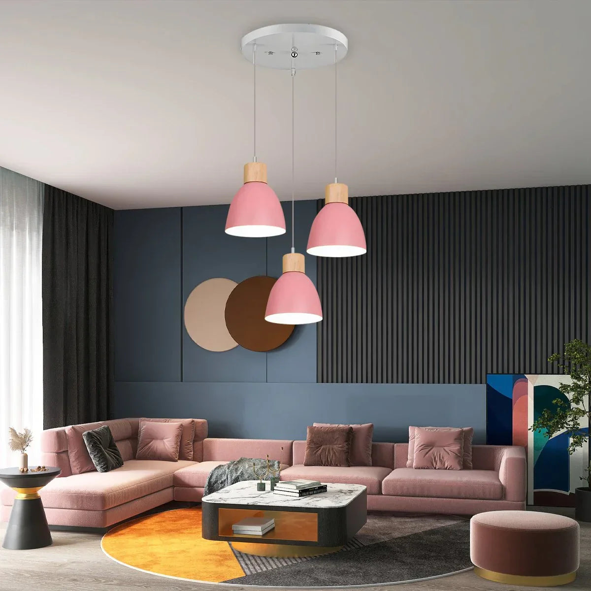flairel Colorato Aluminum Pendant Light for Kitchen