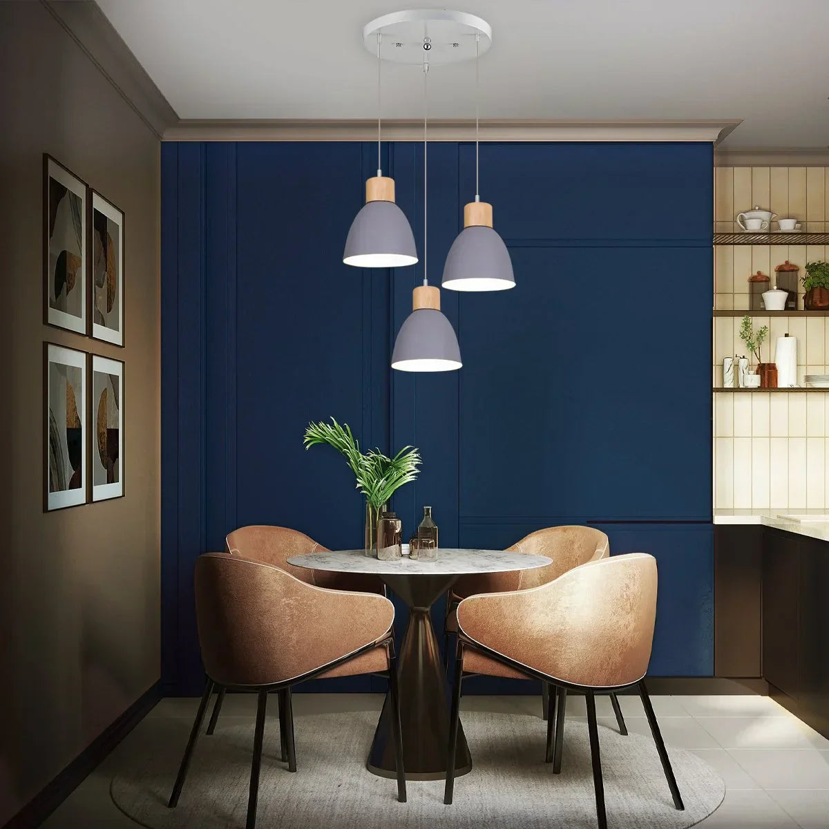 flairel Colorato Aluminum Pendant Light for Kitchen