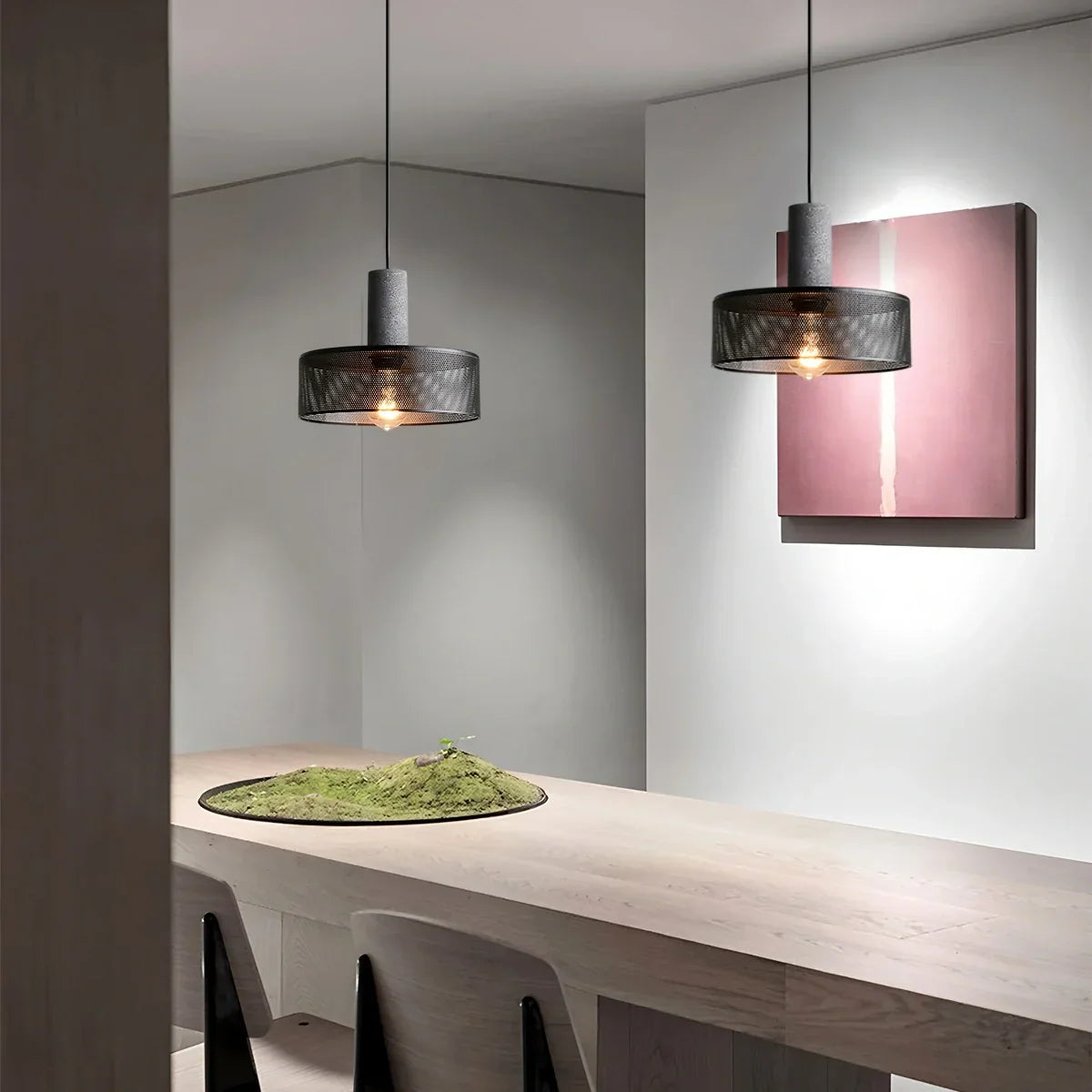 flairel Concrete Industry Pendant Lamp for Kitchen