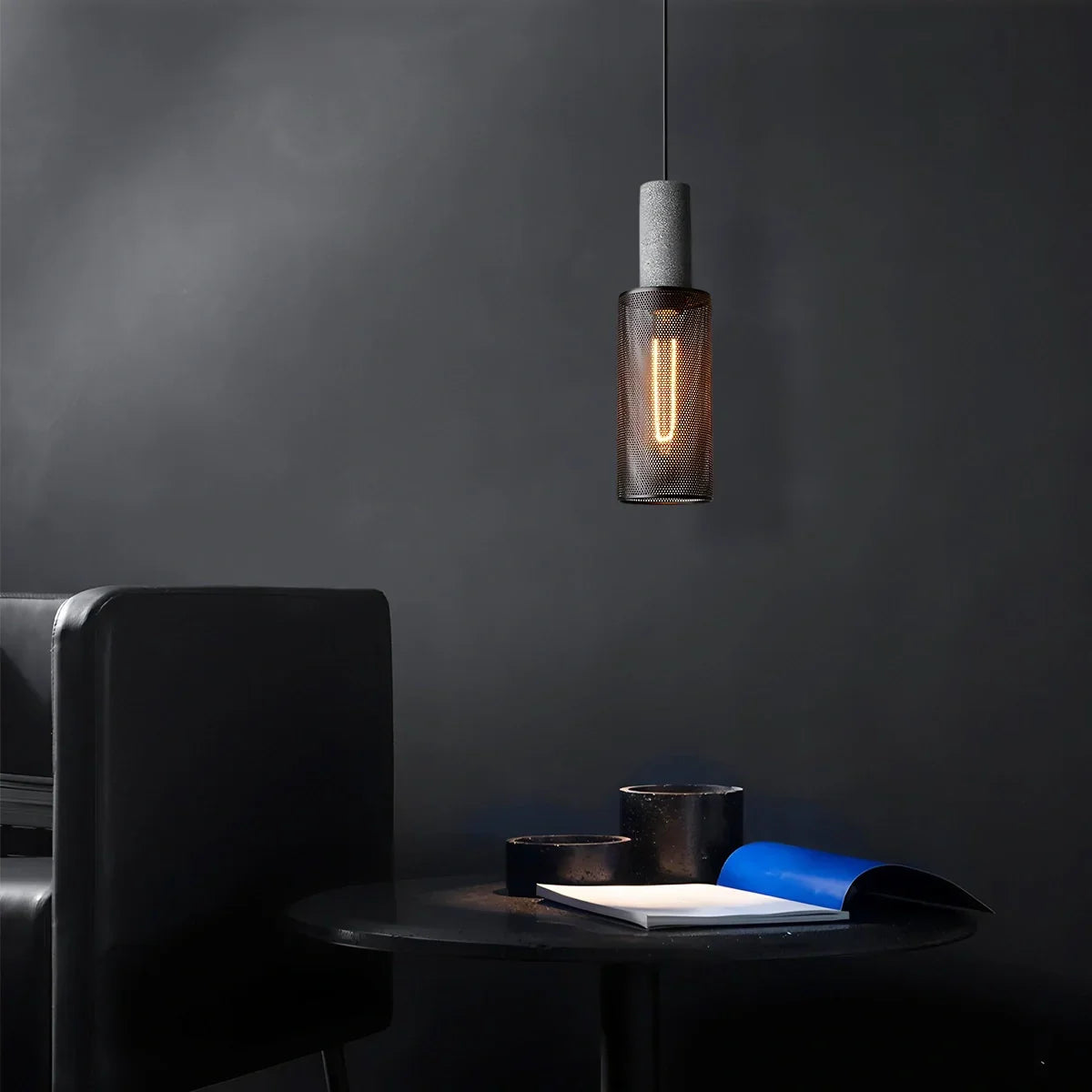 flairel Concrete Industry Pendant Lamp for Kitchen