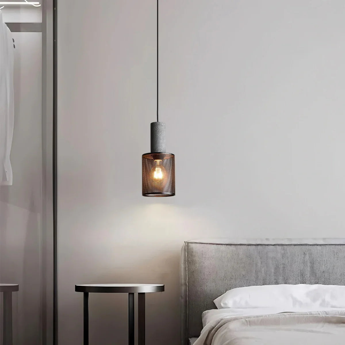 flairel Concrete Industry Pendant Lamp for Kitchen