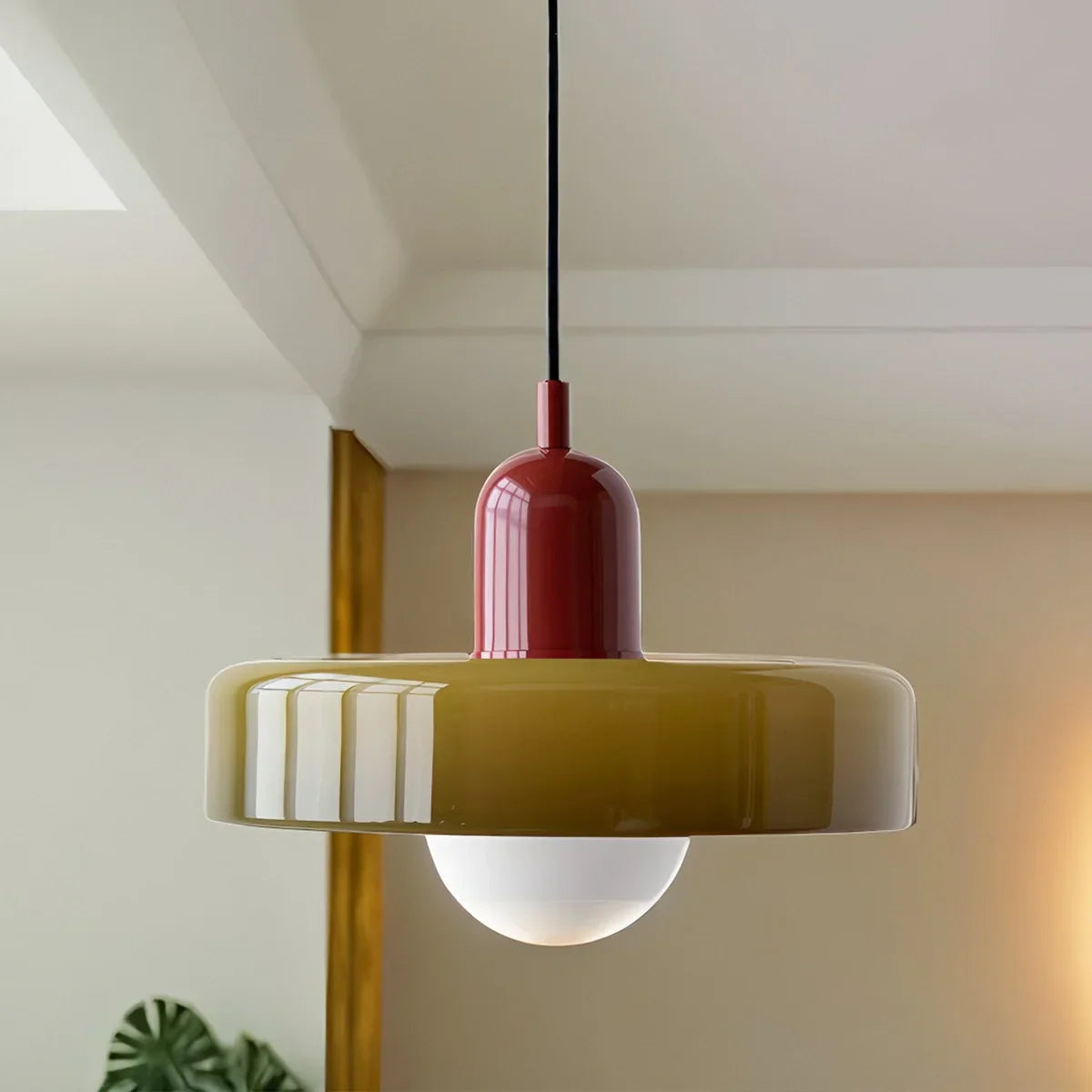 flairel Modern Bauhaus Glass Pendant Light