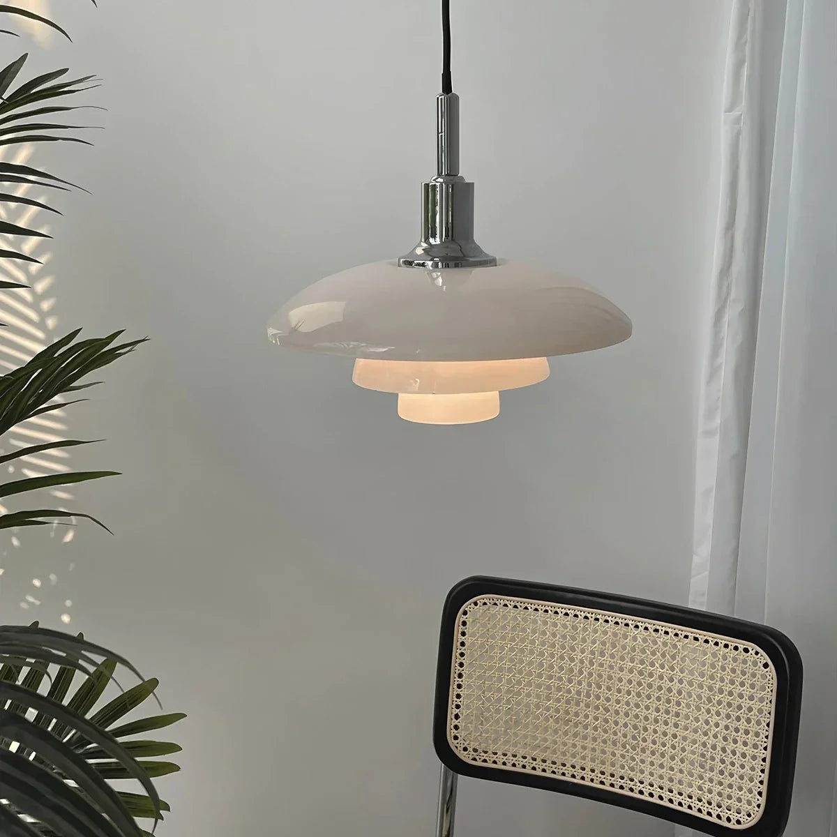 flairel Danish Designer Glass Pendant Lamp for Kitchen