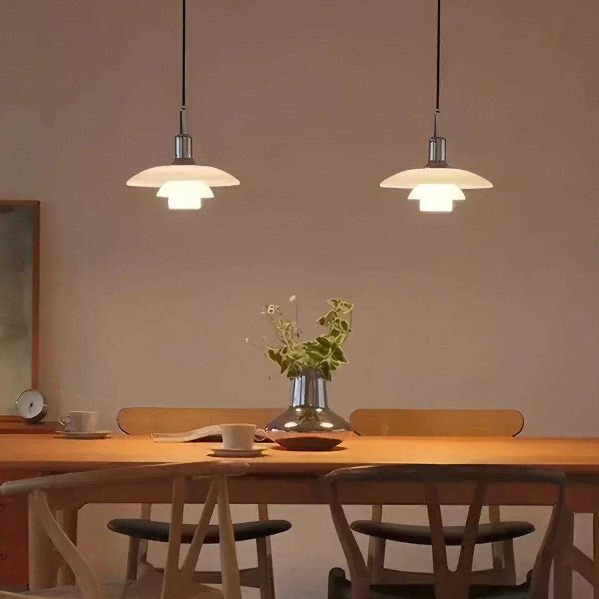 flairel Danish Designer Glass Pendant Lamp for Kitchen