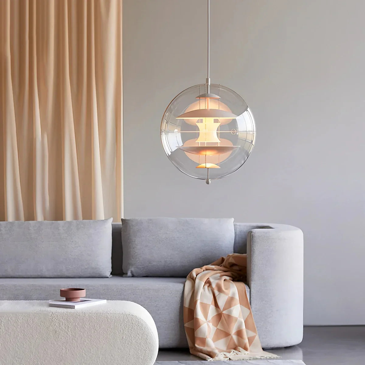 flairel Danish Globe Dining Room Pendant Light