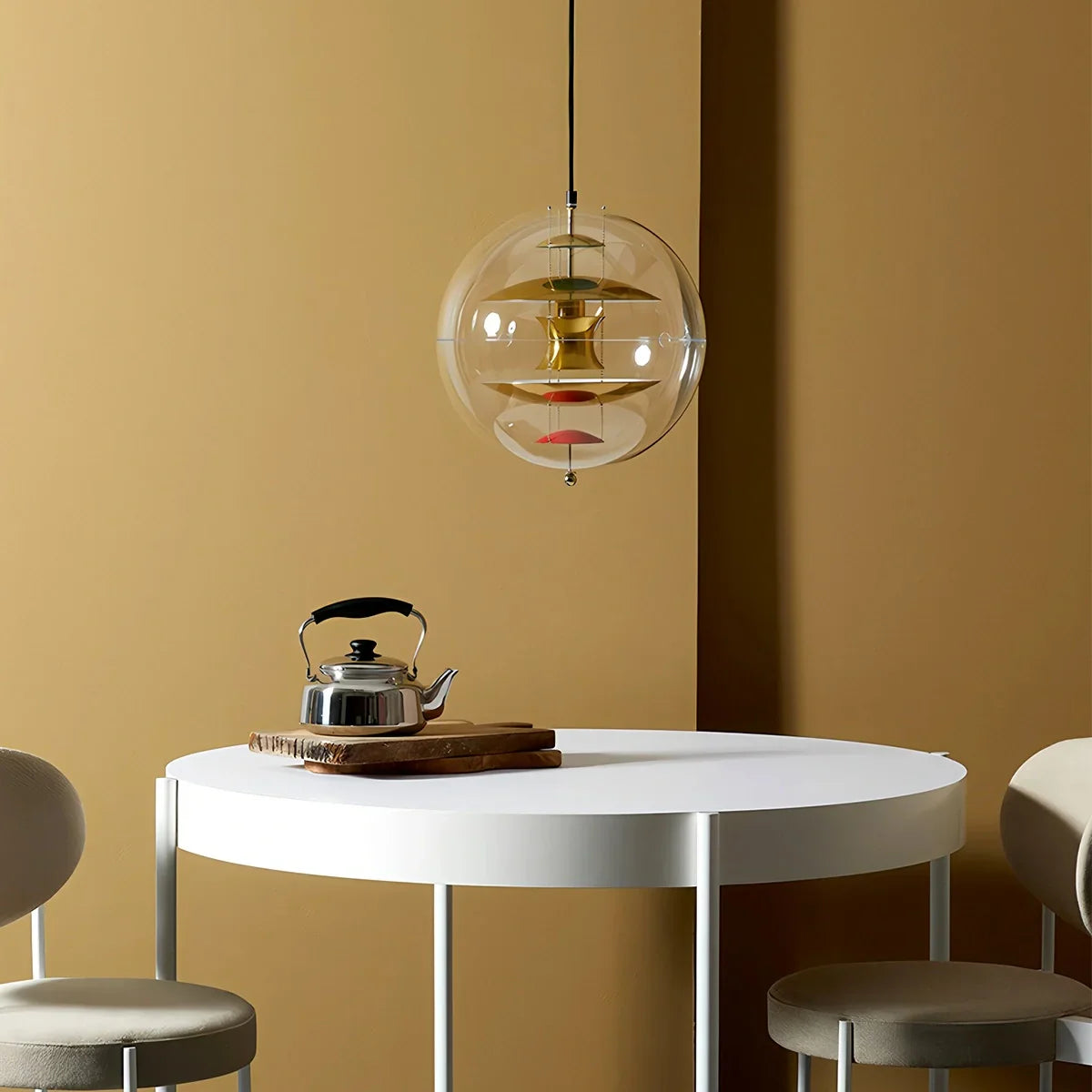 flairel Danish Globe Dining Room Pendant Light