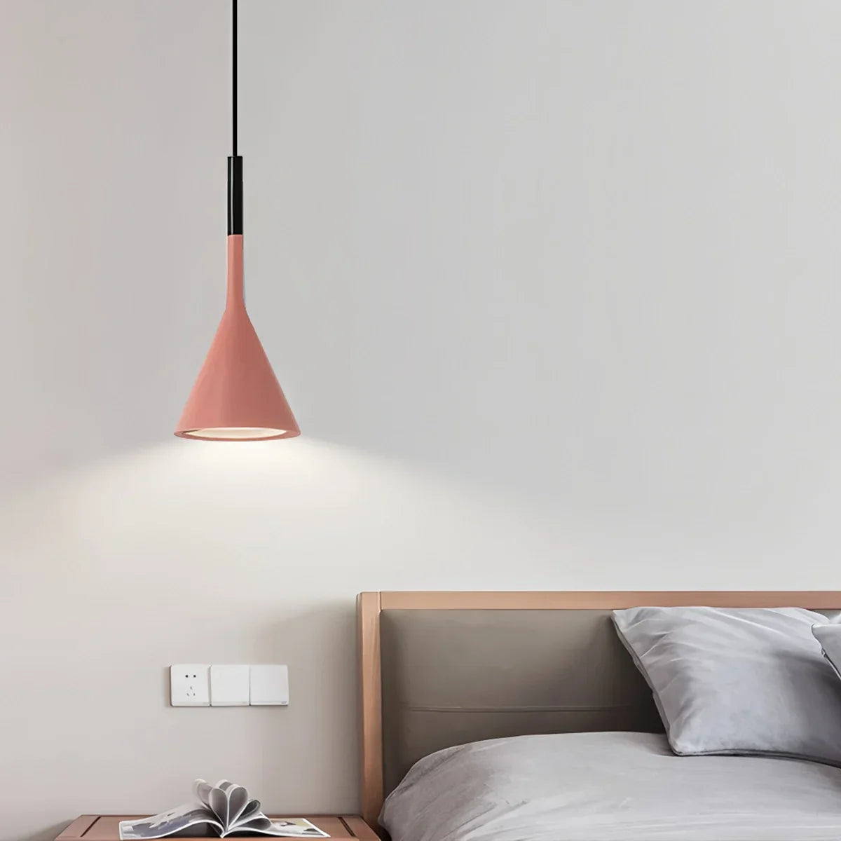flairel Divino Cone Pendant Light for Bedroom