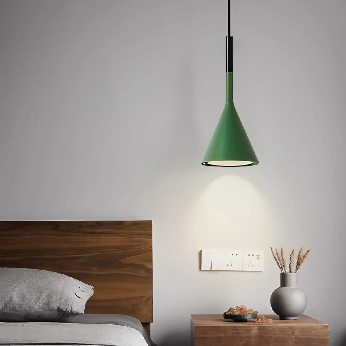 flairel Divino Cone Pendant Light for Bedroom