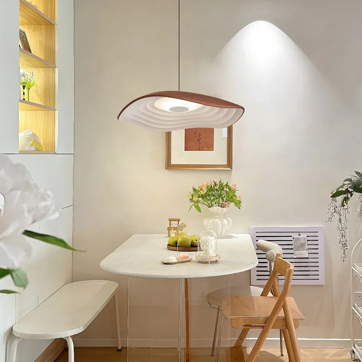 flairel Nordic Creative Ripple Pendant Light for Dining Room